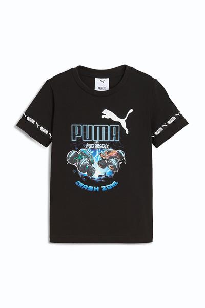 Puma X Hot Wheels Çocuk Siyah T-Shirt