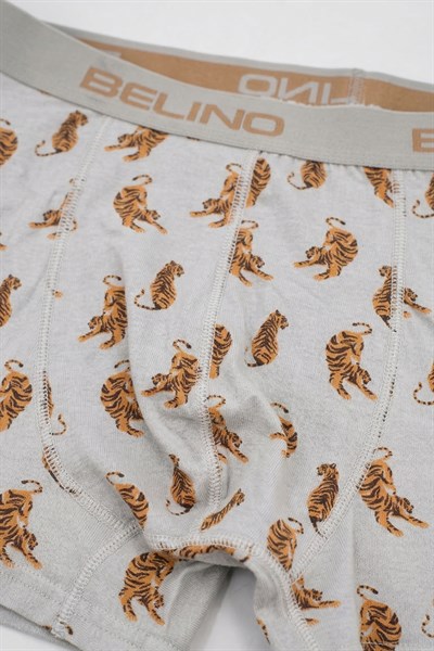 Desenli Erkek Boxer- Tiger Power