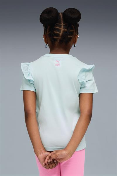 Puma Kız Çocuk Hello Kitty Baskılı Mavi T-Shirt