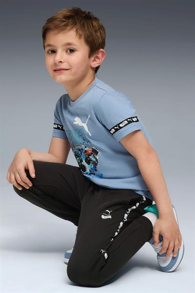 Puma X Hot Wheels Erkek Çocuk Mavi T-Shirt