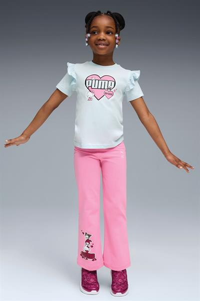 Puma Kız Çocuk Hello Kitty Baskılı Mavi T-Shirt