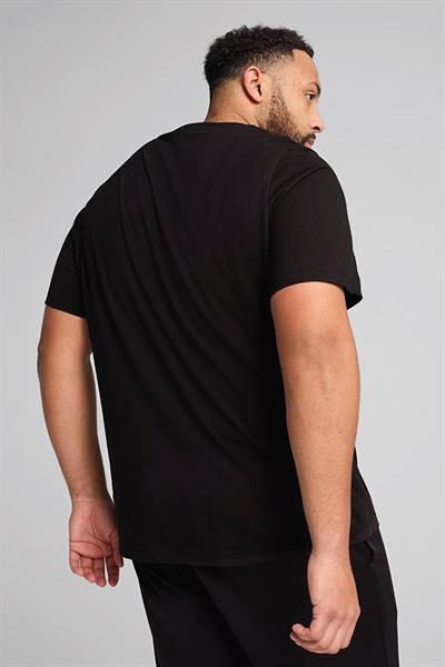 Puma ESS No.1 Logo Tee Erkek Baskılı T-Shirt Siyah Renk
