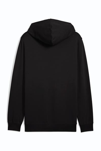 Puma Ess Elevated Hoodie Erkek Siyah Günlük Stil Sweatshirt