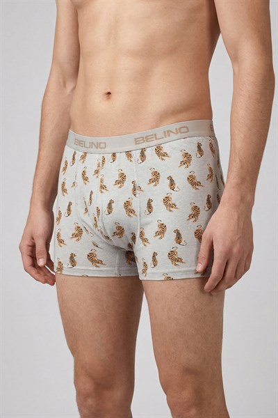 Desenli Erkek Boxer- Tiger Power