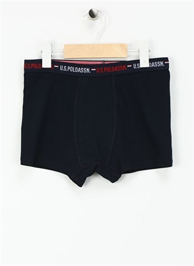 U.S. Polo Assn.Erkek Çocuk 3 Lü Beyaz Boxer US1372-C-V2