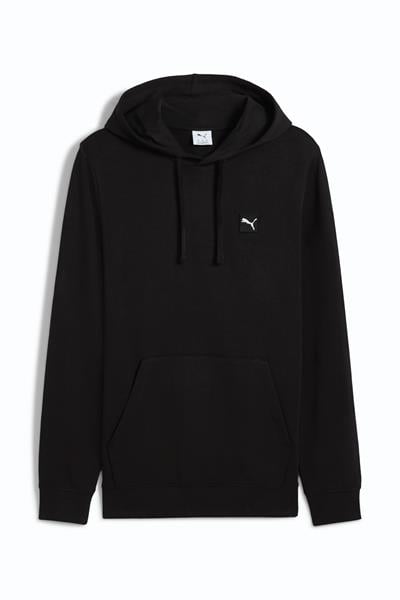 Puma Ess Elevated Hoodie Erkek Siyah Günlük Stil Sweatshirt