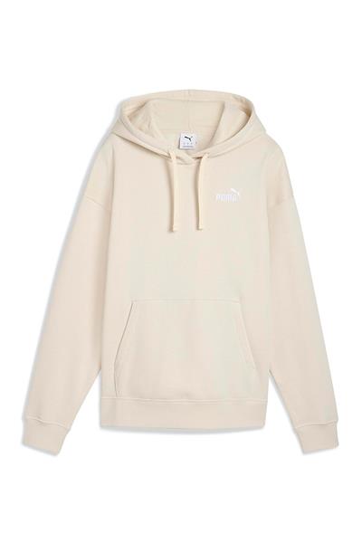 Puma Essentials Small No.1 Logo Kadın Bej Kapüşonlu Sweatshirt 