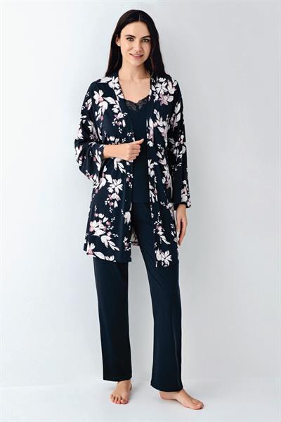 Pierre Cardin Kadın Beyaz Kısakollu Pijama Takımı