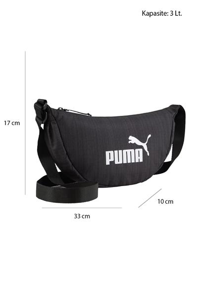 Puma Base 3L Half Moon Bag Siyah Unisex Omuz Çanta