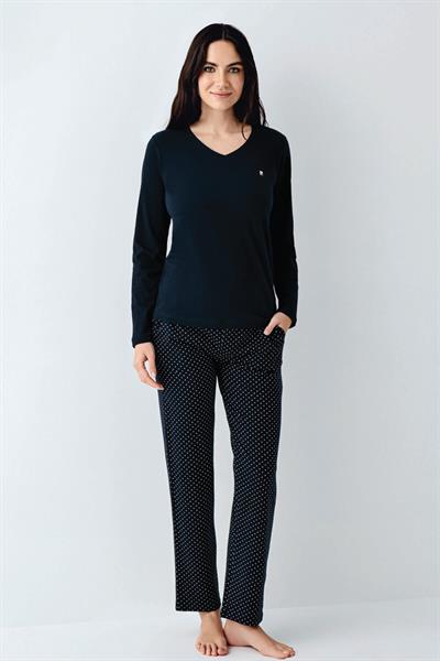 Pierre Cardin Kadın Lacivert Pijama Takımı