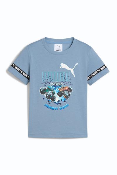 Puma X Hot Wheels Erkek Çocuk Mavi T-Shirt