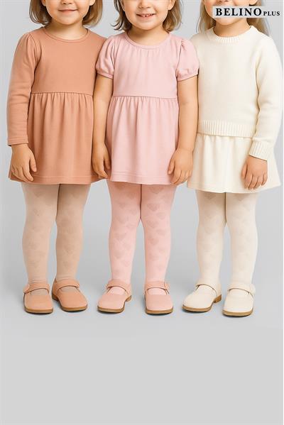 3 Lü Paket Jakar Desenli Kız Bebek Pamuklu Külotlu çorap			