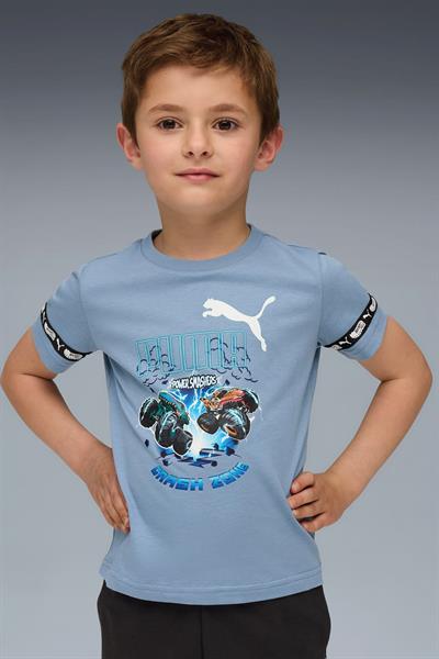 Puma X Hot Wheels Erkek Çocuk Mavi T-Shirt