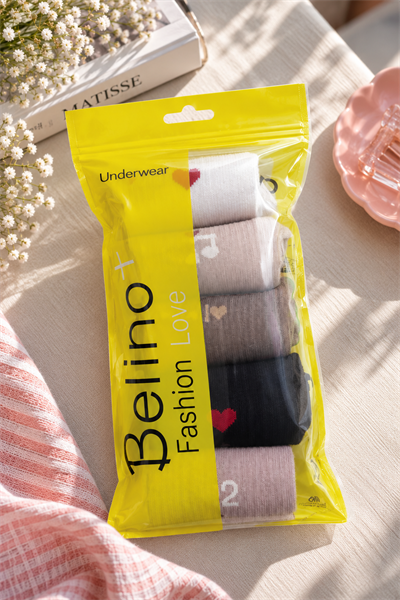 Moda Renklerle Kombin Yapılmış 5 Li Paket Penye Çorap