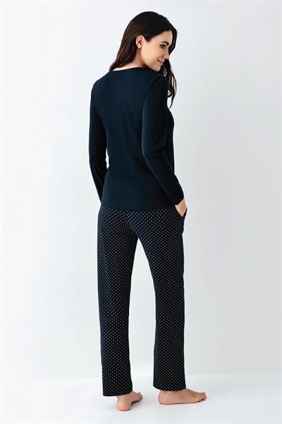 Pierre Cardin Kadın Lacivert Pijama Takımı