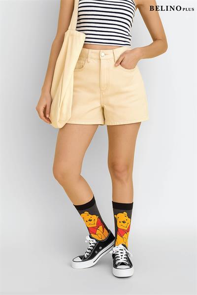 Eğlenceli Unisex Renkli Çizgi Filim Karakterli Çorap