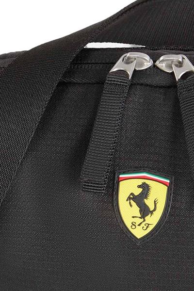 Puma Ferrari Race Siyah Unisex Logo Detaylı Bel Çantası