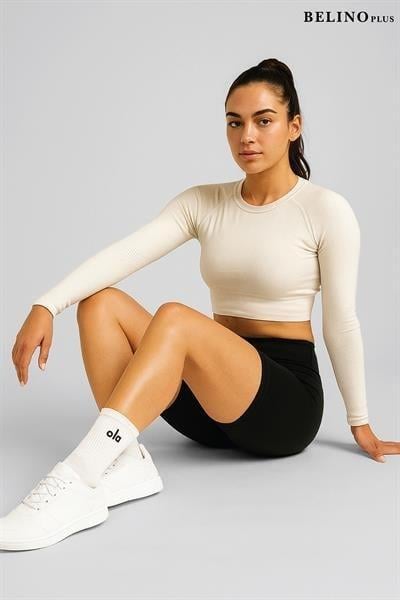 Belinoplus Pamuklu Spor ve Günlük Kullanım İçin Beyaz Renkli 5li Paket Çorap