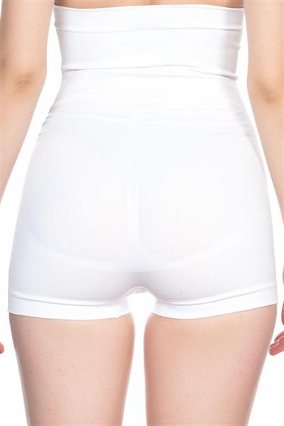 Beyaz MI Emay 2047 Yüksek Bel Boxer Korse