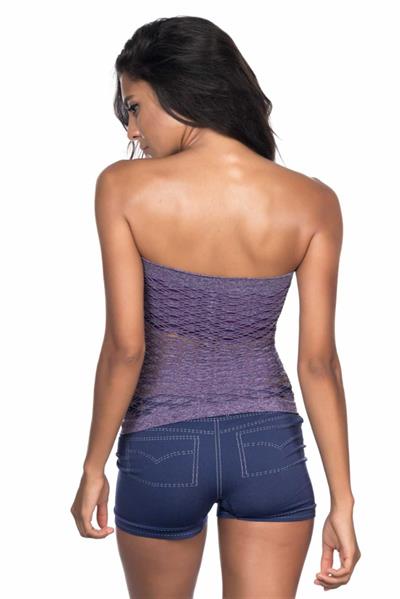 Mor MI Emay 5034 Fantazi Büstiyer Atlet Korse