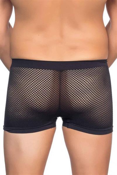 Siyah MI Emay 2106 Fileli Soft Erkek Boxer