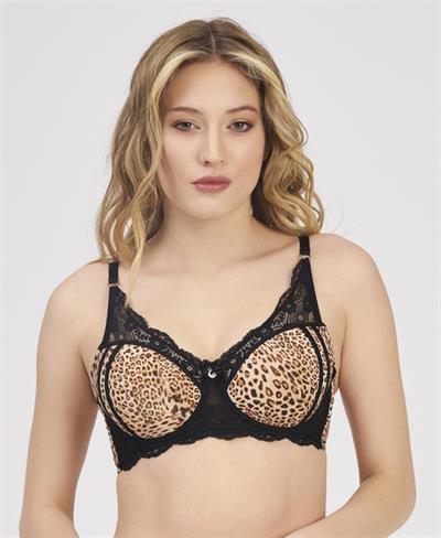 MOONLIGHT 2209 BALENLİ DESTEKSİZ LEOPAR SÜTYEN