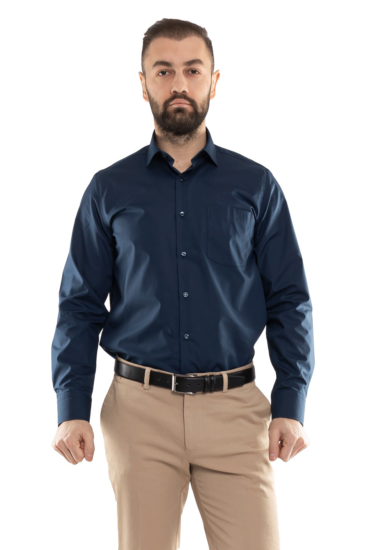 3000 VİP Oksford Klasik Uzun Kol Gömlek