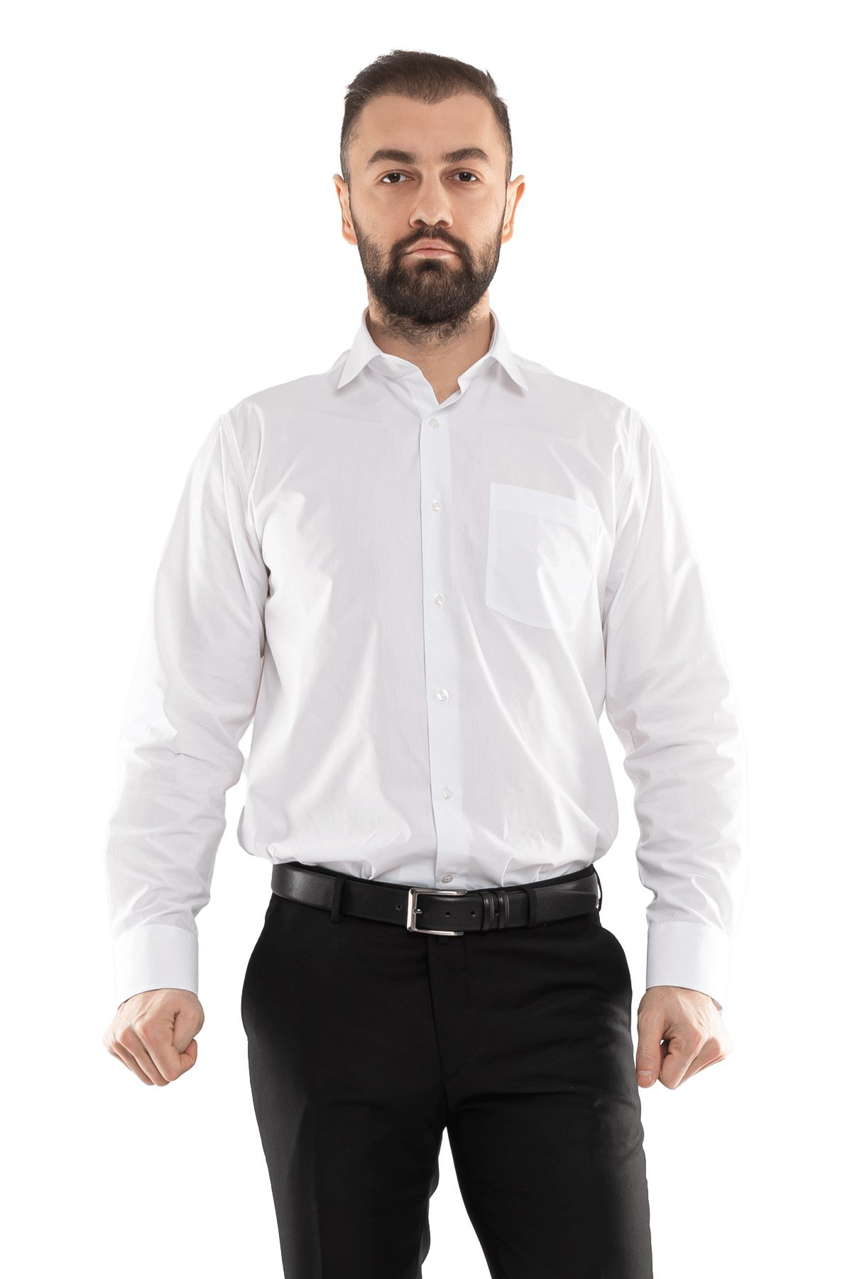 3000 VİP Oksford Klasik Uzun Kol Gömlek