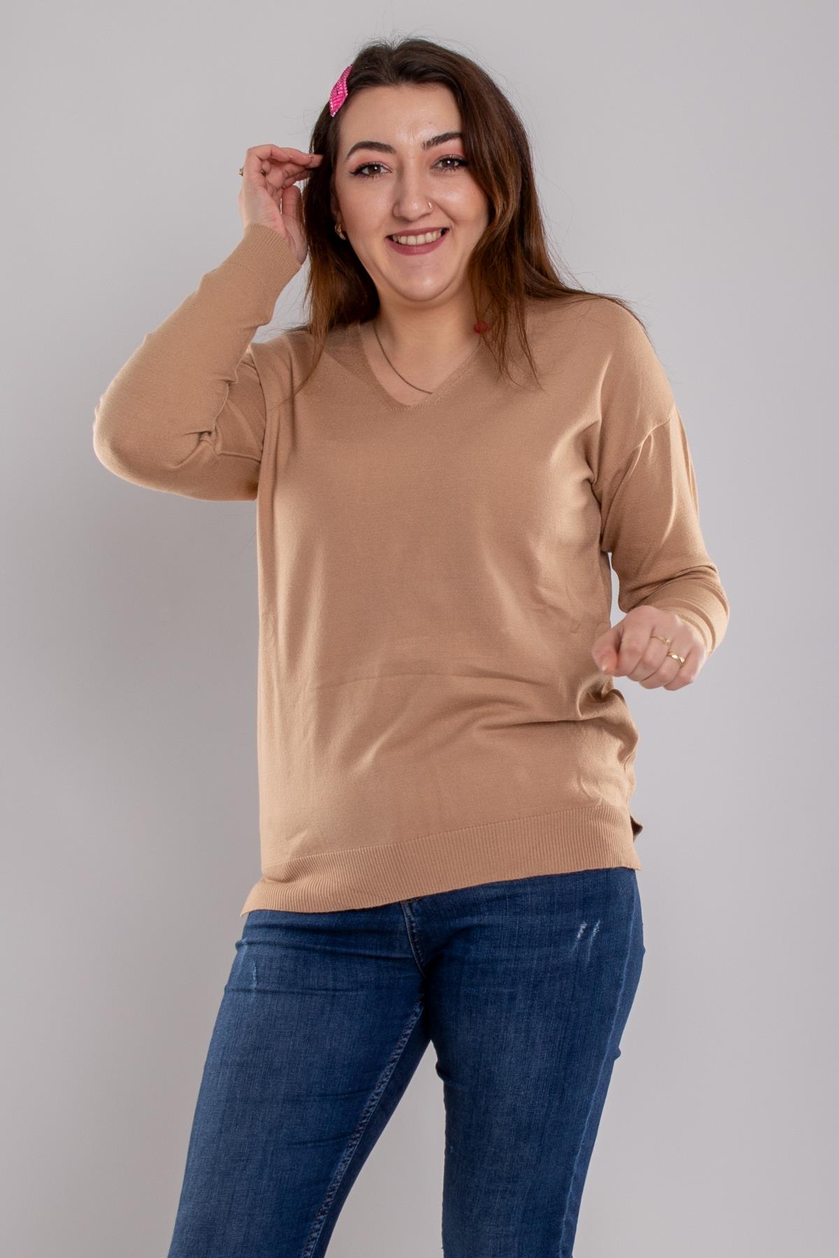 32323 Vyaka Triko Dökümlü Kazak