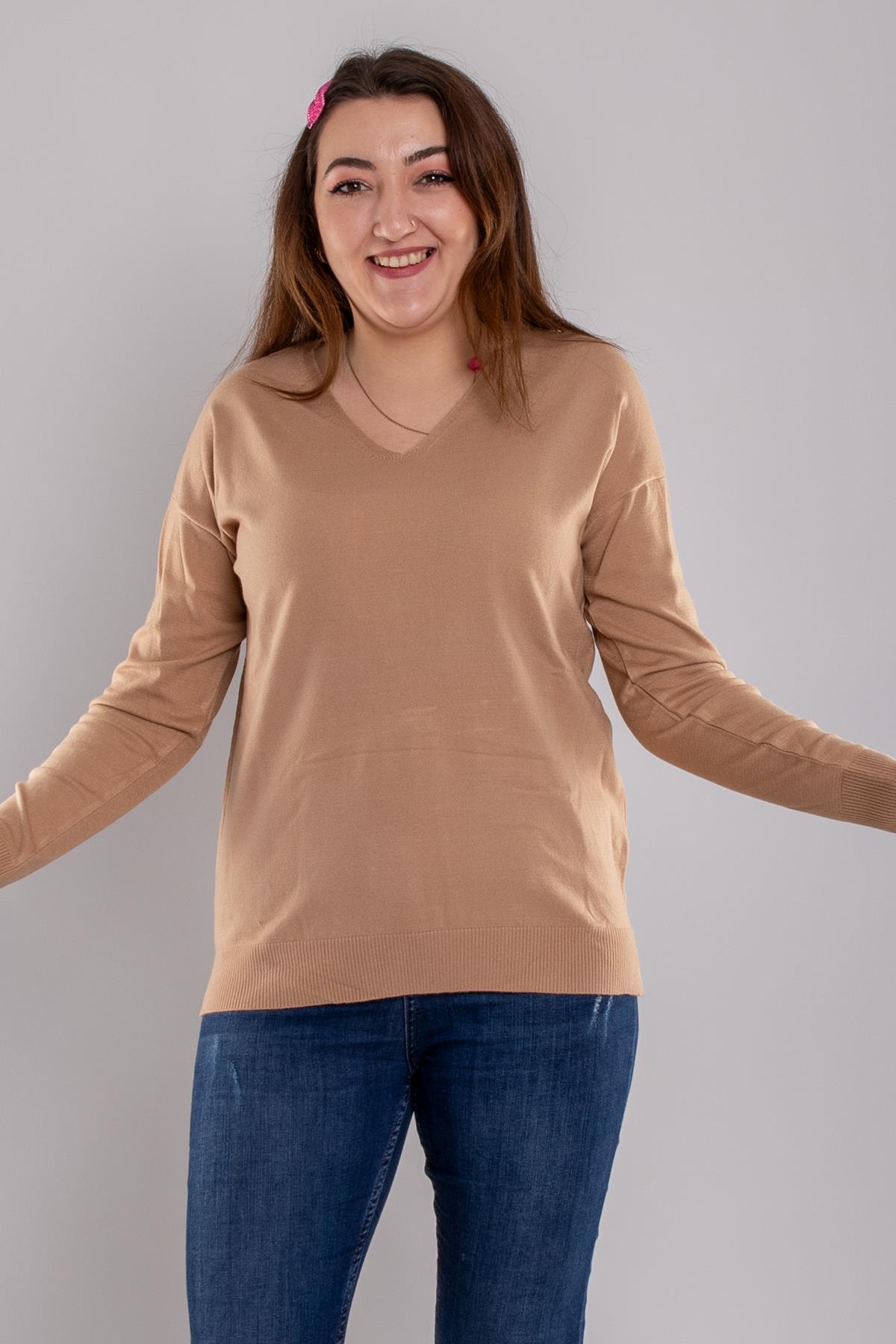 32323 Vyaka Triko Dökümlü Kazak