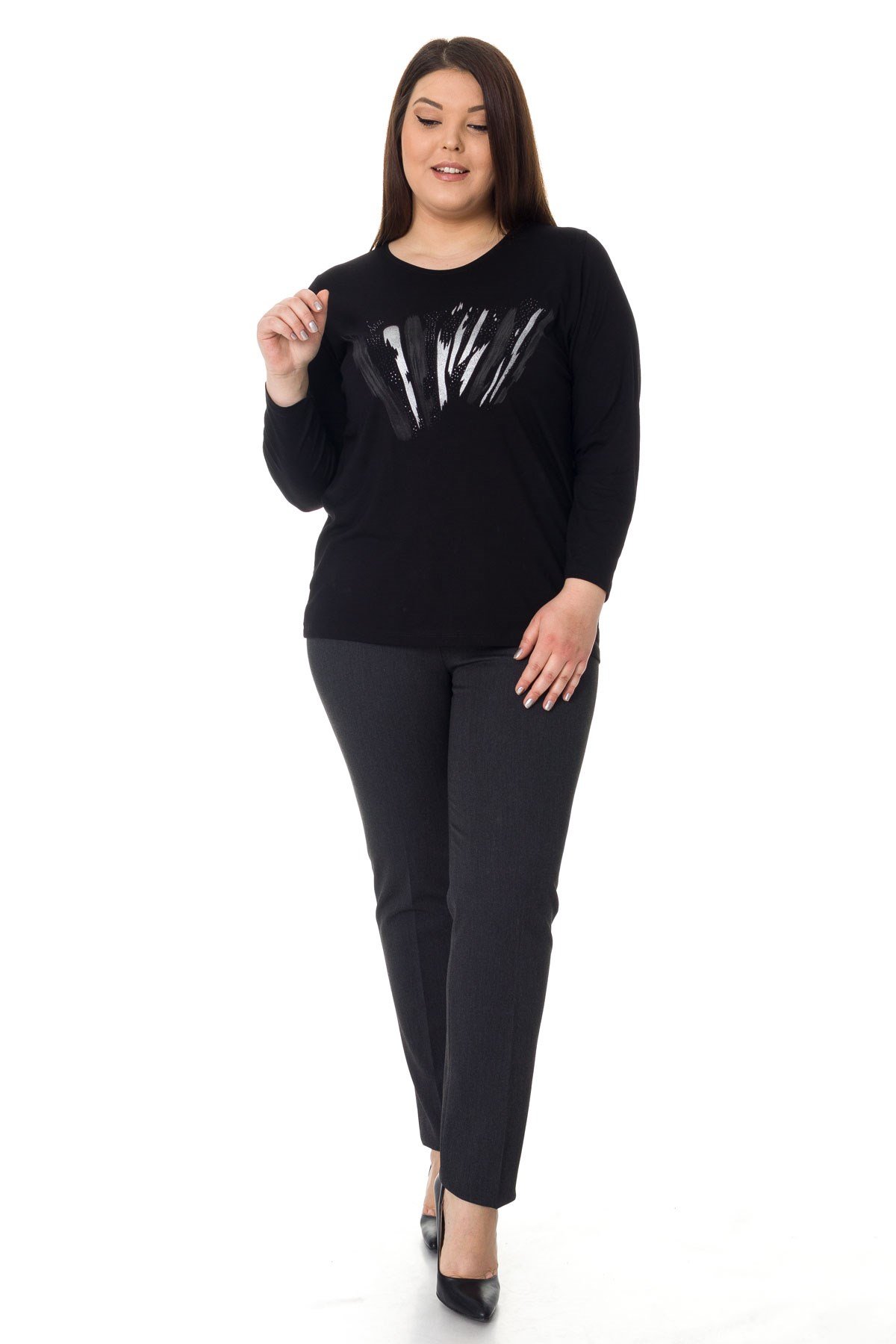 89019 BELİ LASTİKLİ PANTOLON