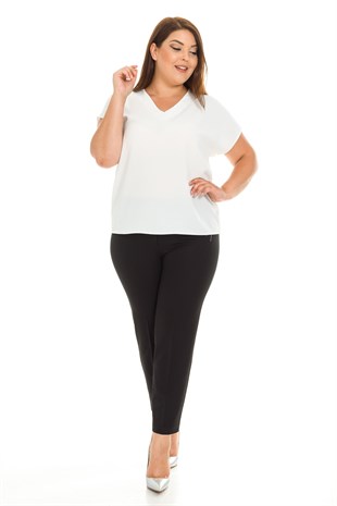 11393 Toka Detay Kumaş Pantolon