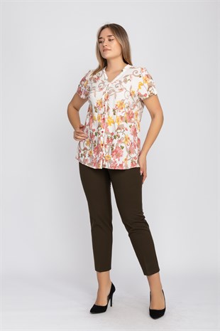 11393 Toka Detay Kumaş Pantolon