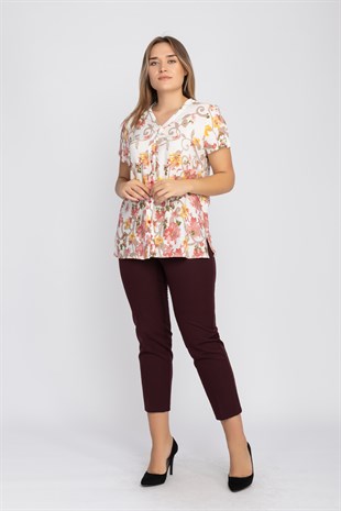 11393 Toka Detay Kumaş Pantolon