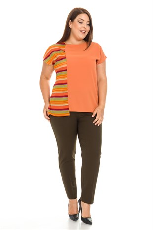 11634 YAN CEP KLASİK KREP PANTOLON