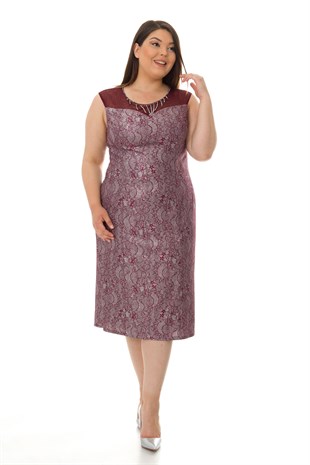 1917 BB KENDİNDEN DESENLİ KISA ABİYE ELBİSE