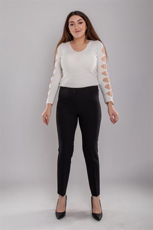 2020 Yandan Büzgülü Cepli Büyük Beden Pantolon