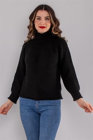 2MR09 Mars Yarım Balıkçı Selanik Örgü Kazak