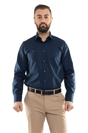 3000 VİP Oksford Klasik Uzun Kol Gömlek