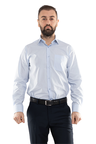 3000 VİP Oksford Klasik Uzun Kol Gömlek
