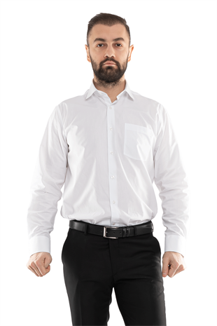 3000 VİP Oksford Klasik Uzun Kol Gömlek