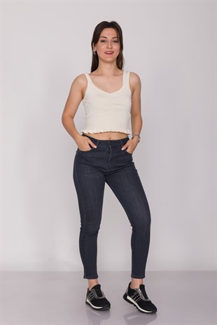 315 Narnia Düz Pamuklu Kadın Pantolon