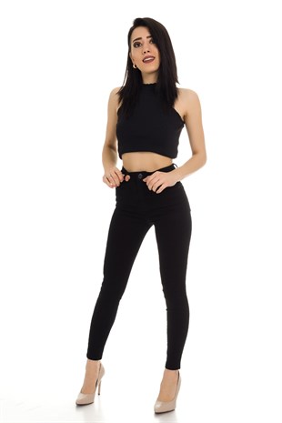 315 Narnia Düz Pamuklu Kadın Pantolon