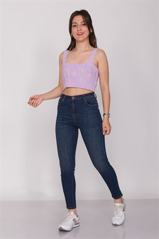 315 Narnia Düz Pamuklu Kadın Pantolon