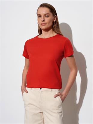 32852 Bisiklet Yaka Kısa Kol Tshirt