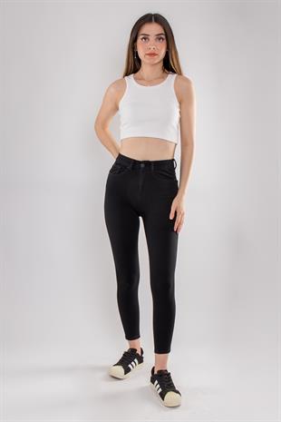 409 Büyük Beden Narnia Yüksek Bel Kadın Pantolon