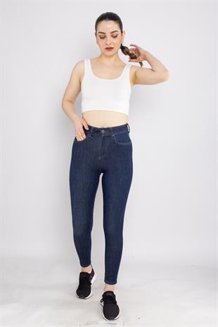 409 Narnia Yüksek Bel Pamuklu Kadın Pantolon