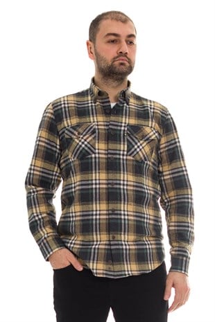 4339 Erten Oduncu Bossa Yaka Düğmeli Klasik Gömlek