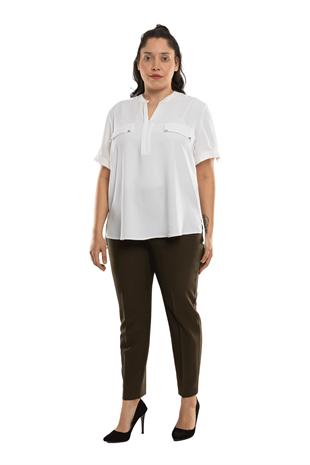 608 Babel Yanları Cepli Pantolon