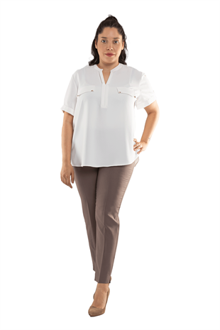 608 Babel Yanları Cepli Pantolon